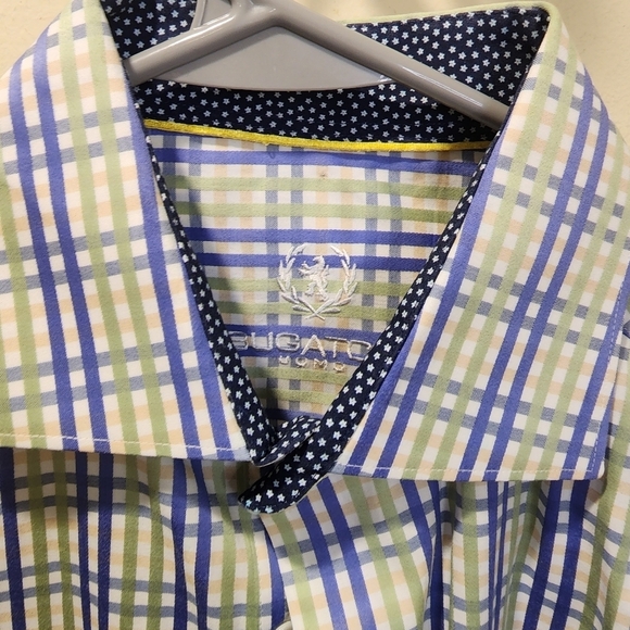 Bugatchi Uomo button Down shirt size 15 1/2 - Picture 5 of 10